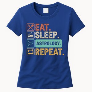 Eat Sleep Astrology Repeat Astrology Great Gift Women's T-Shirt