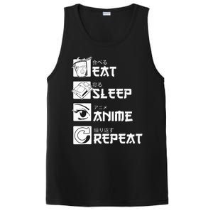 Eat Sleep Anime Repeat Manga PosiCharge Competitor Tank