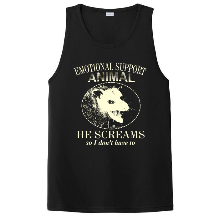 Emotional Support Animal He Screams Do I DonT Have To PosiCharge Competitor Tank