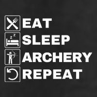 Eat Sleep Archery Repeat Bow And Arrow Archer Funny Archery Archer Bow & Arrow Adult Drive Performance Visor