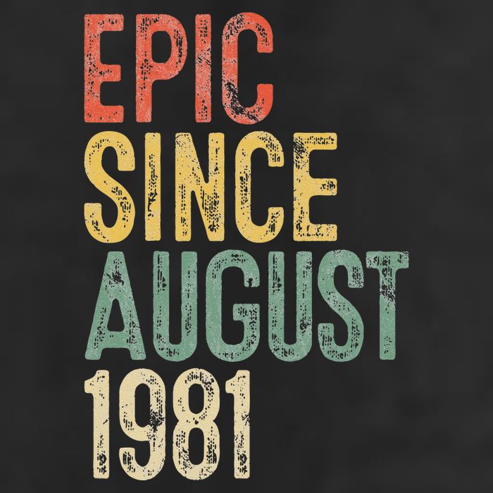 Epic Since August 1981 40th Birthday 40 Year Old Cool Comfort Performance Bucket Hat