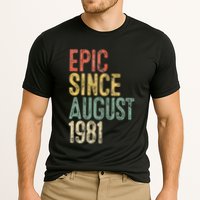 Epic Since August 1981 40th Birthday 40 Year Old Cooling Performance Crew T-Shirt