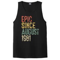 Epic Since August 1981 40th Birthday 40 Year Old PosiCharge Competitor Tank