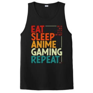 Eat Sleep Anime Gaming Repeat Otaku Gamer Japanese Anime PosiCharge Competitor Tank