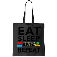 Eat Sleep Build Repeat Building Blocks Bricks Master Builder Bag