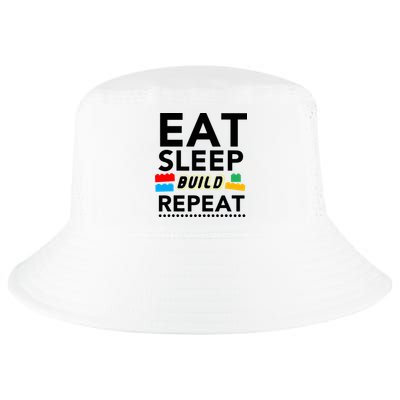 Eat Sleep Build Repeat Building Blocks Bricks Master Builder Cool Comfort Performance Bucket Hat