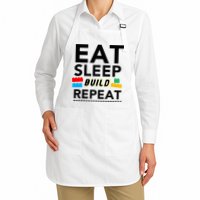 Eat Sleep Build Repeat Building Blocks Bricks Master Builder Apron