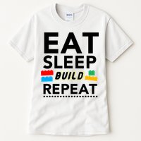 Eat Sleep Build Repeat Building Blocks Bricks Master Builder Tall T-Shirt
