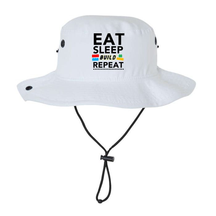 Eat Sleep Build Repeat Building Blocks Bricks Master Builder Bucket Hat