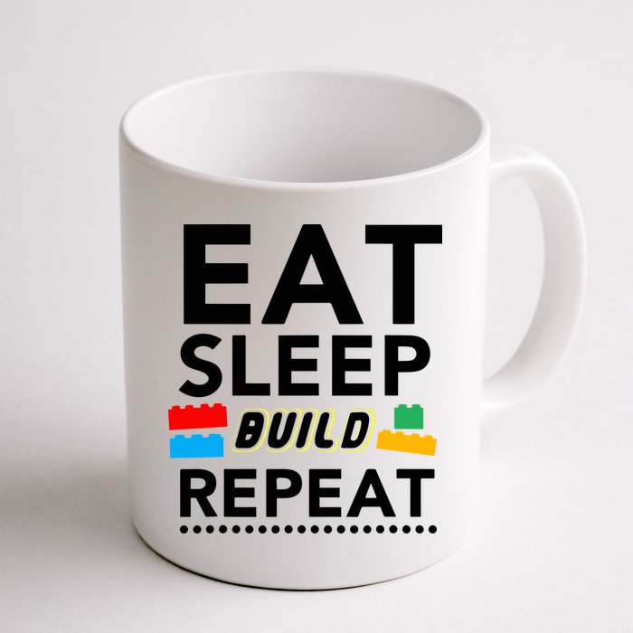 Eat Sleep Build Repeat Building Blocks Bricks Master Builder Mug