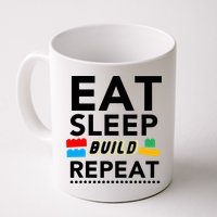 Eat Sleep Build Repeat Building Blocks Bricks Master Builder Mug