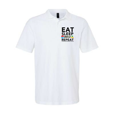 Eat Sleep Build Repeat Building Blocks Bricks Master Builder Polo