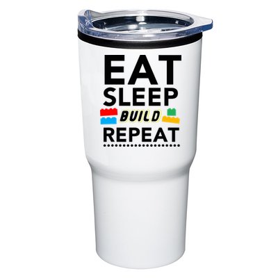 Eat Sleep Build Repeat Building Blocks Bricks Master Builder Tumbler