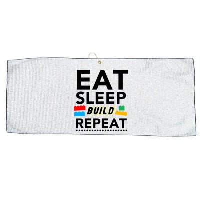 Eat Sleep Build Repeat Building Blocks Bricks Master Builder Large Microfiber Waffle Golf Towel