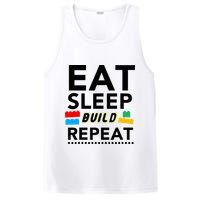 Eat Sleep Build Repeat Building Blocks Bricks Master Builder PosiCharge Competitor Tank