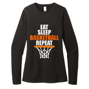 Eat. Sleep. Basketball. Repeat, For Basketball Fans Womens CVC Long Sleeve Shirt