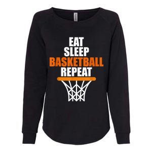 Eat. Sleep. Basketball. Repeat, For Basketball Fans Womens California Wash Sweatshirt