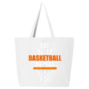 Eat. Sleep. Basketball. Repeat, For Basketball Fans 25L Jumbo Tote