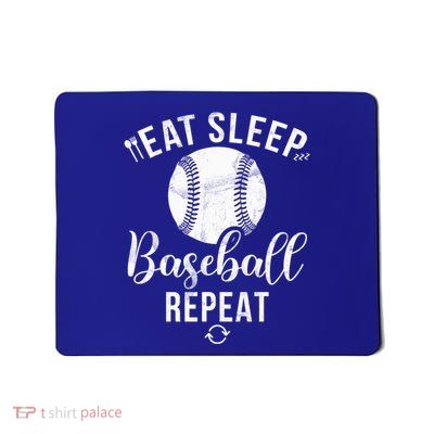 Eat Sleep Baseball Repeat Baseball Pitcher Catching Pitching Gift Mousepad