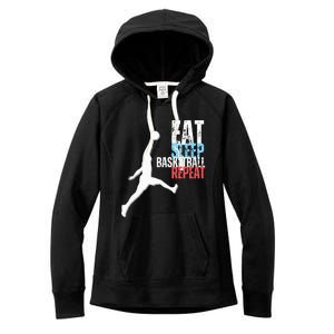 Eat Sleep Basketball Repeat Players Women's Fleece Hoodie