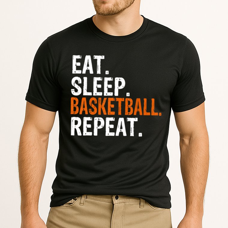 Eat Sleep Basketball Repeat Gift Cooling Performance Crew T-Shirt