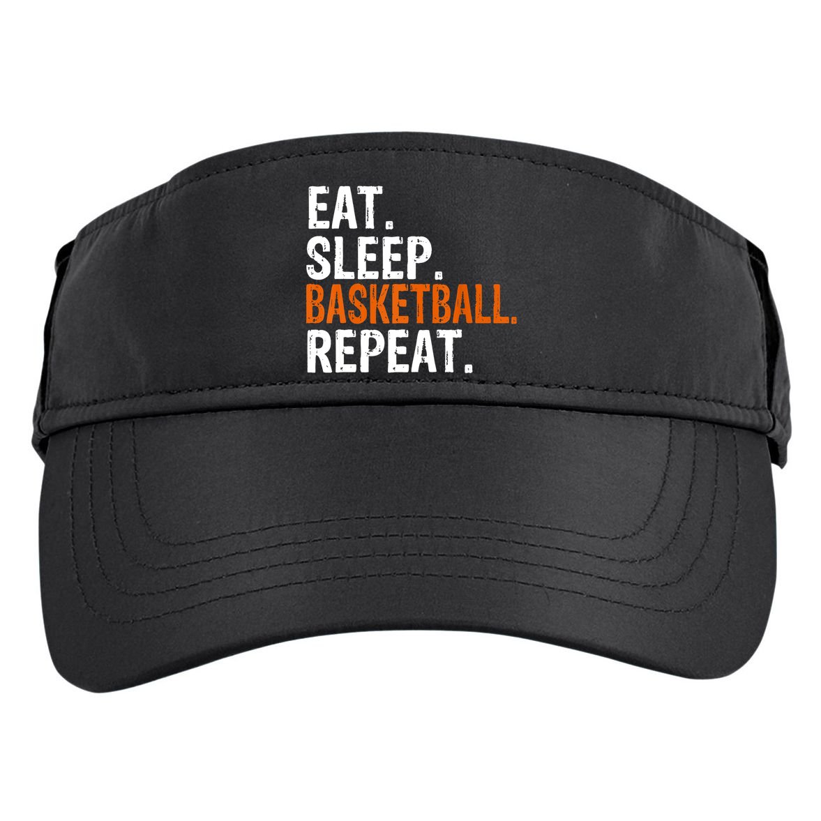 Eat Sleep Basketball Repeat Gift Adult Drive Performance Visor