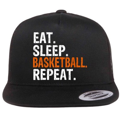 Eat Sleep Basketball Repeat Gift Flatbill Hat