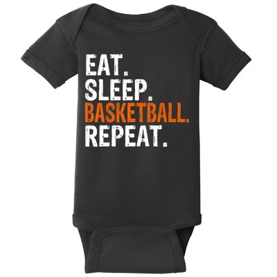 Eat Sleep Basketball Repeat Gift Baby Bodysuit