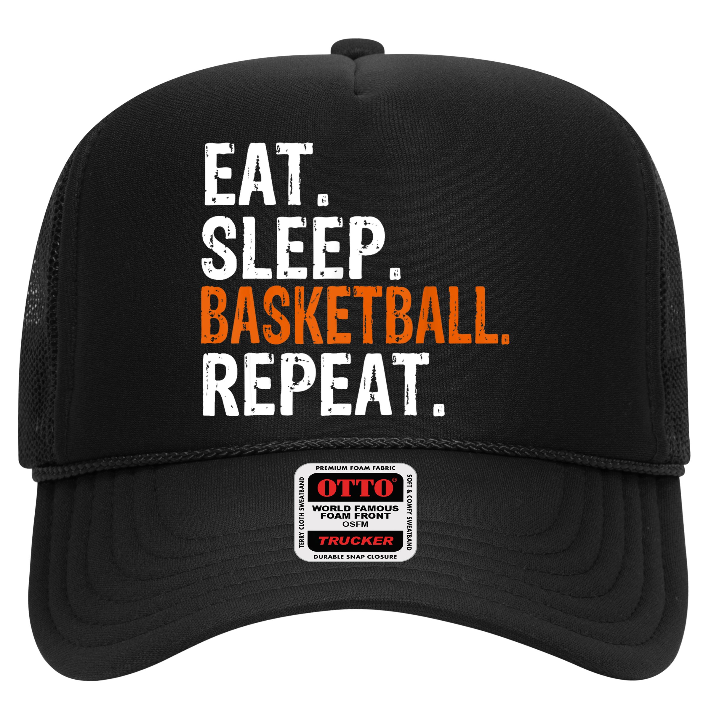 Eat Sleep Basketball Repeat Gift Hat