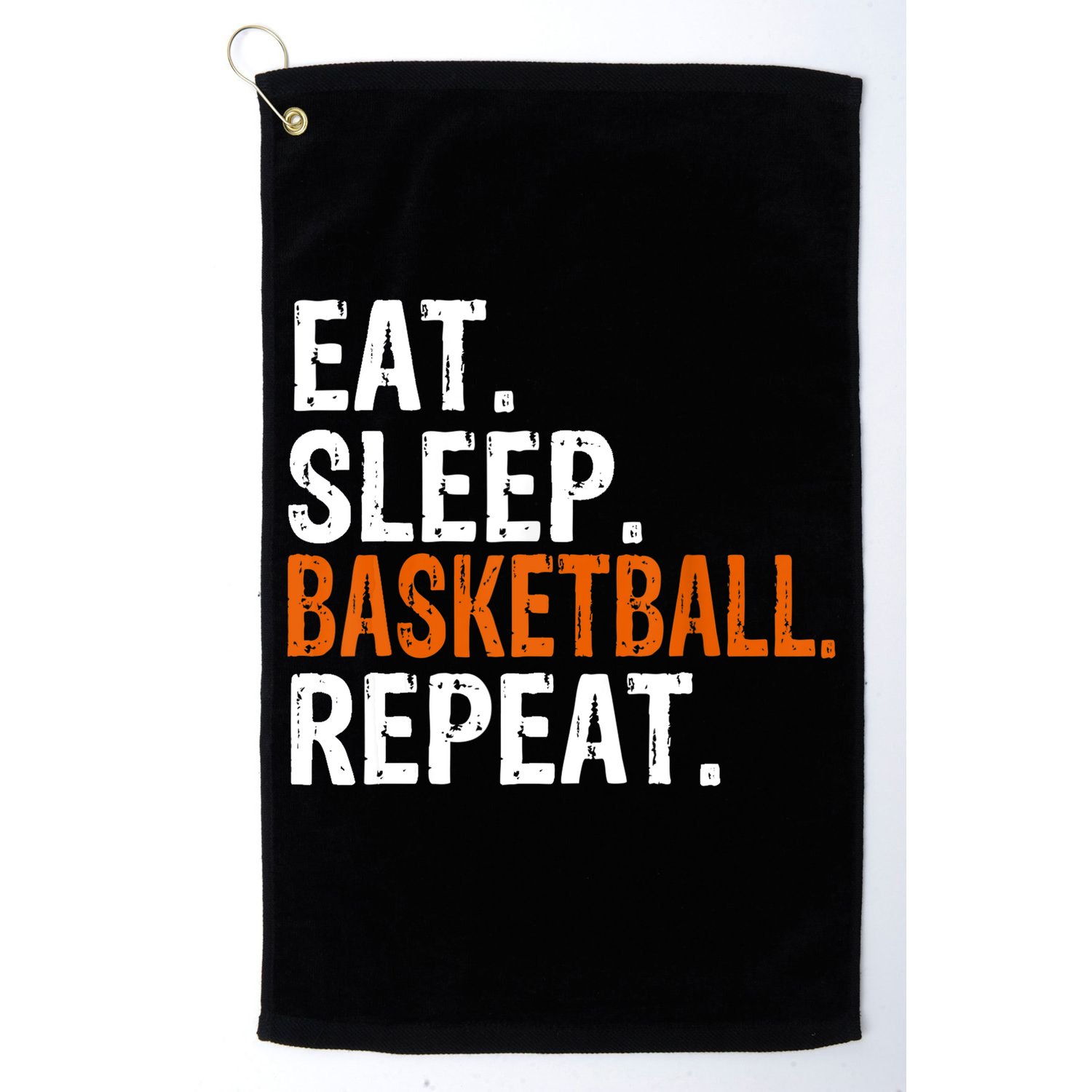 Eat Sleep Basketball Repeat Gift Golf Towel