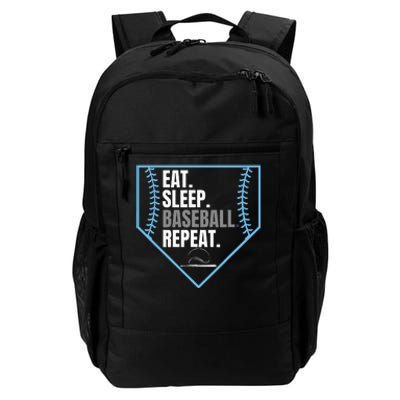 Eat Sleep Baseball Repeat Daily Commute Backpack