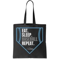 Eat Sleep Baseball Repeat Tote Bag