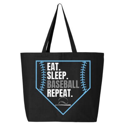 Eat Sleep Baseball Repeat 25L Jumbo Tote