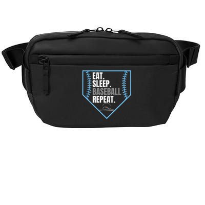 Eat Sleep Baseball Repeat Crossbody Pack