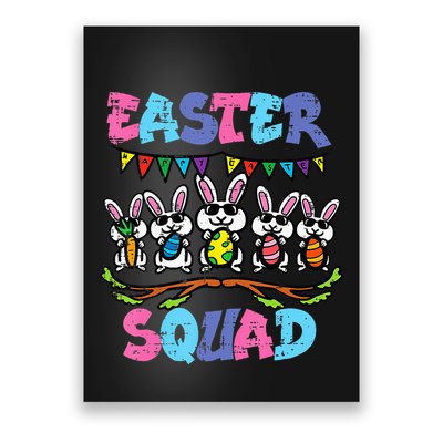 Easter Squad Bunnies Family Matching Poster