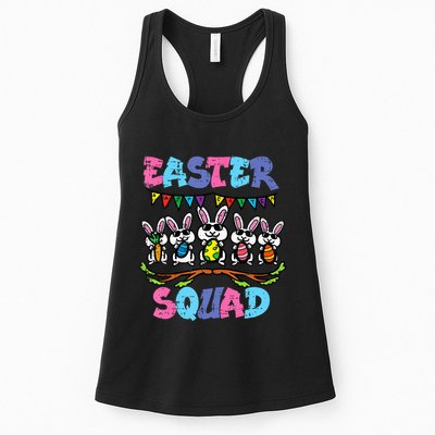 Easter Squad Bunnies Family Matching Womens Tank Top