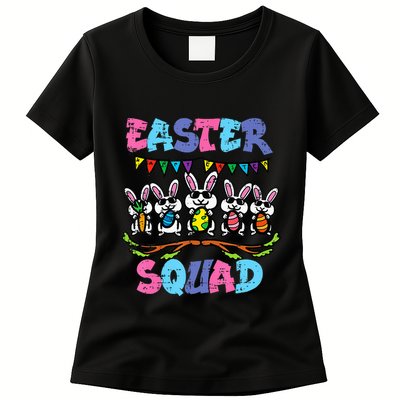 Easter Squad Bunnies Family Matching Womens T-Shirt
