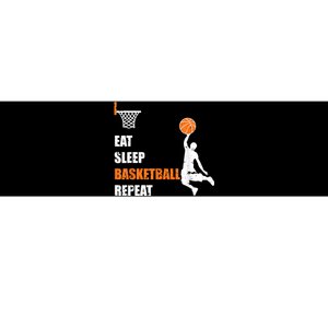 Eat Sleep Basketball Repeat Basketball Bumper Sticker