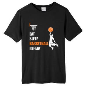 Eat Sleep Basketball Repeat Basketball Tall Fusion ChromaSoft Performance T-Shirt