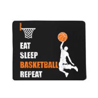 Eat Sleep Basketball Repeat Basketball Mousepad