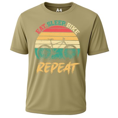 Eat Sleep Bike Repeat Cycling Cyclist Bicycling Performance Shirt