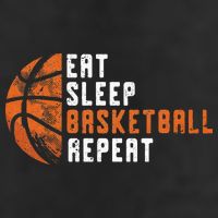 Eat Sleep Basketball Repeat Basketball Adult Drive Performance Visor