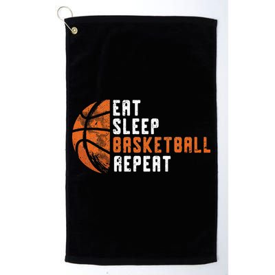 Eat Sleep Basketball Repeat Basketball Golf Towel