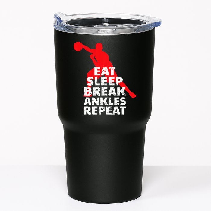 Eat Sleep Break Ankles Repeat Basketball Crossover Tumbler