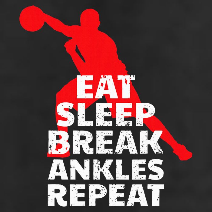 Eat Sleep Break Ankles Repeat Basketball Crossover Golf Towel