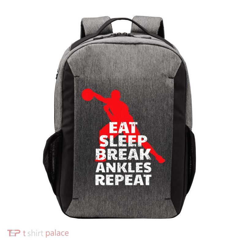 Eat Sleep Break Ankles Repeat Basketball Crossover Vector Backpack