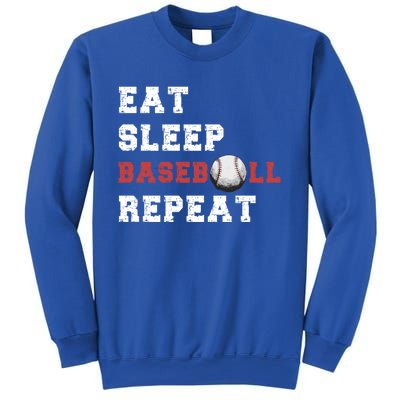 Eat Sleep Baseball Repeat Meaningful Gift Sweatshirt