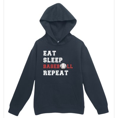 Eat Sleep Baseball Repeat Meaningful Gift Urban Pullover Hoodie