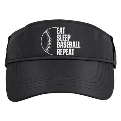 Eat Sleep Baseball Repeat Gift For Baseball Players Boy Adult Drive Performance Visor