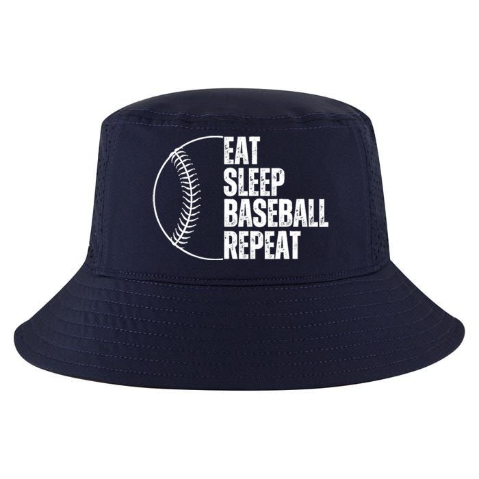 Eat Sleep Baseball Repeat Gift For Baseball Players Boy Cool Comfort Performance Bucket Hat